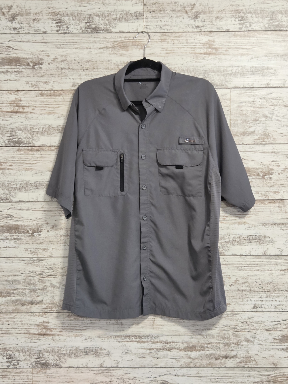 Men's Short Sleeve Buttondown fishing Shirt